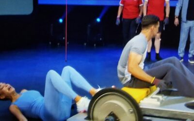 Schockmoment im ersten Spiel: Verona Pooth stürzt bei „Schlag den Star“