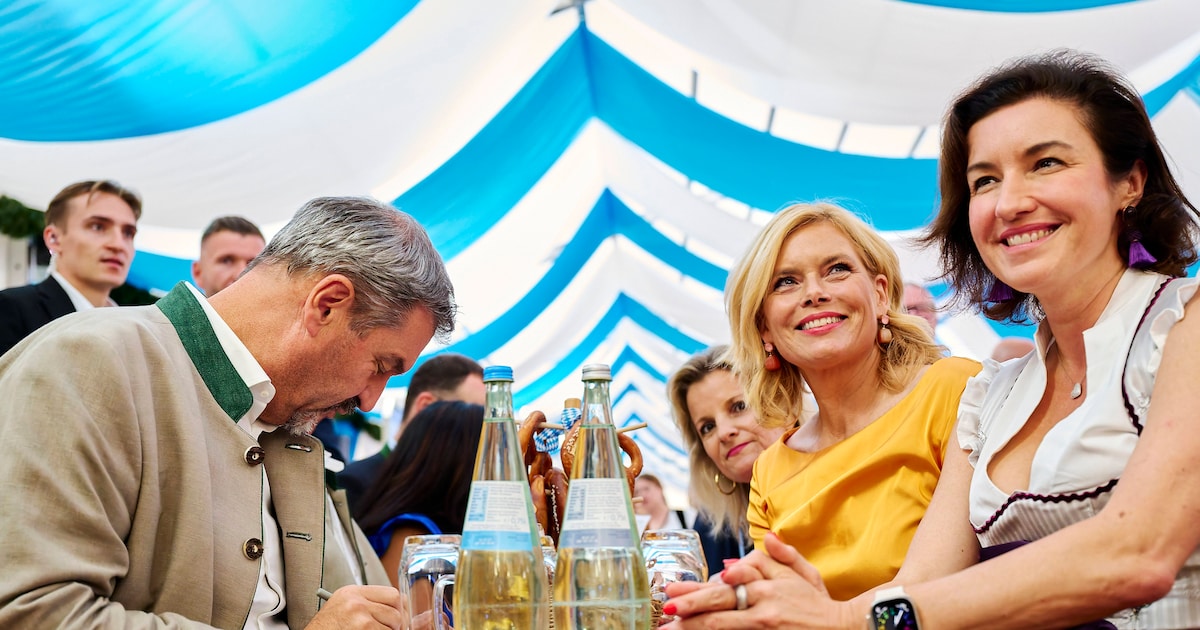 Julia Klöckner auf Oktoberfest