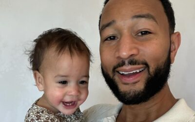 Süß: John Legends Tochter Esti feiert seinen TV-Auftritt