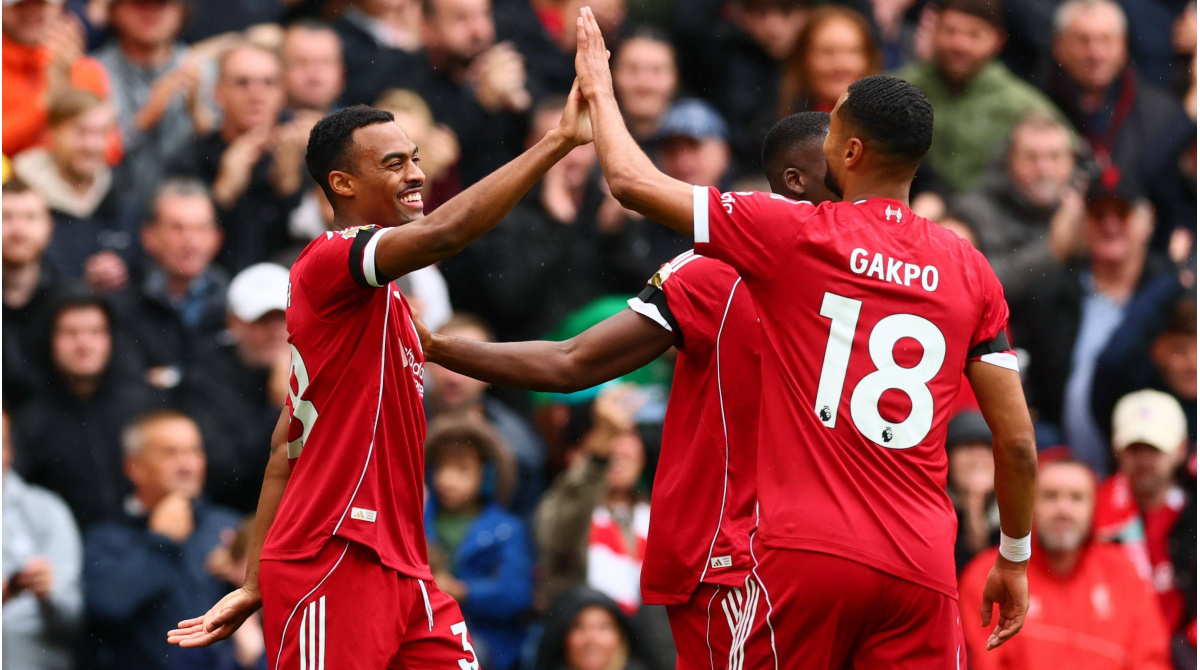 FC Liverpool gewinnt Merseyside-Derby ohne Wirtz – Traumtor von Gravenberch