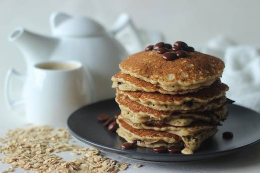 Frühstück: Pancakes ohne Mehl: Einfaches Rezept mit Haferflocken und Äpfeln
