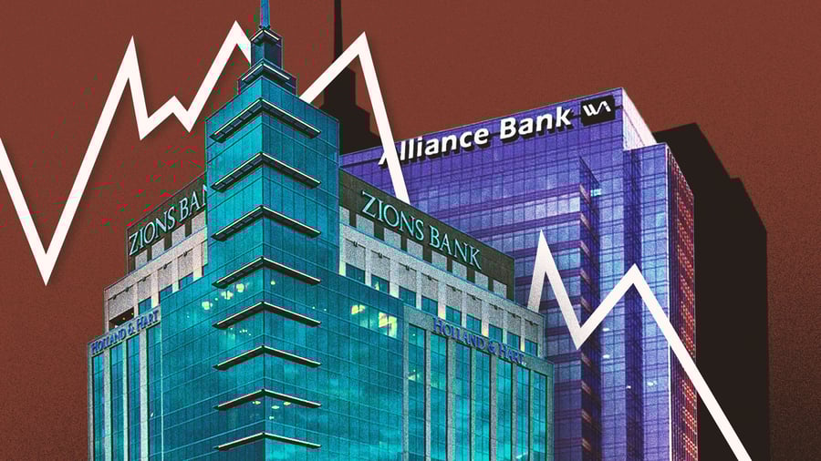 Banken : Angst vor neuer Bankenkrise in den USA wächst – Verluste an Aktienmärkten weltweit