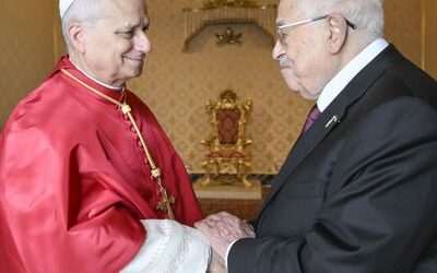 Vatikan: Papst Leo XIV. spricht mit Palästinenserpräsident Mahmud Abbas