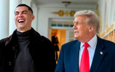 Cristiano Ronaldo trifft Trump: Auf diese Bilder wartete die ganze Welt