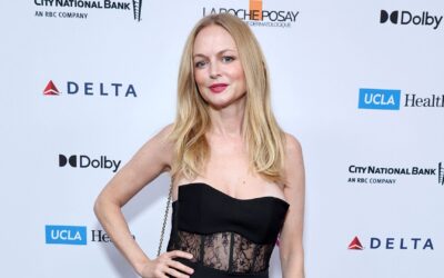 Heather Graham verzaubert im durchschimmernden Schwarzen