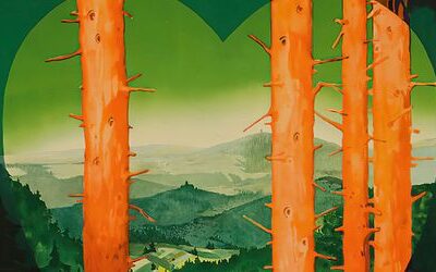 Thüringen wirbt mit Nazi-Slogan: Grünes Herz mit braunem Schatten