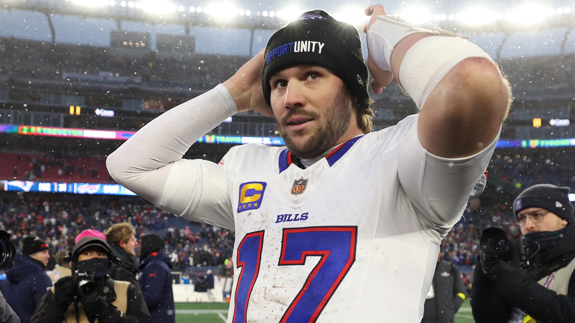 Sportstar Josh Allen übergibt sich bei jedem NFL-Spiel