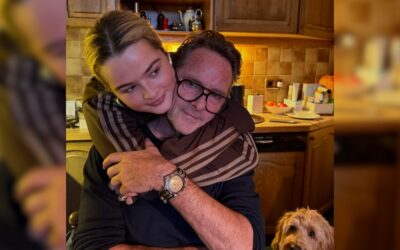 Seltenes Foto von Frauke Ludowigs Mann