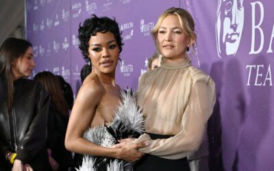 Glitzer und Glam: Hollywood-Stars erobern BAFTA Tea Event