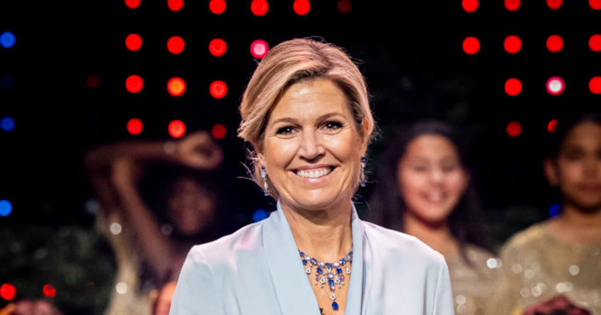 Hier erinnert Königin Máximas Look an eine Eiskönigin