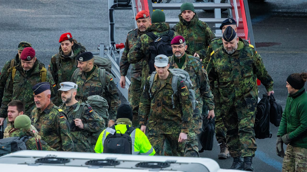 Deutsche Soldaten auf Grönland gelandet