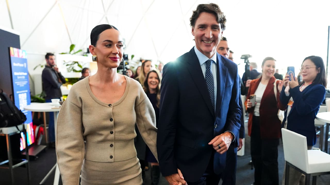 Katy Perry und Justin Trudeau: Überraschender Auftritt in Davos