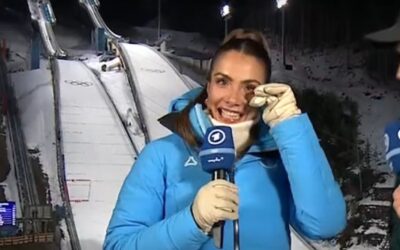 Olympia: ARD-Moderatorin Lea Wagner kommen die Gold-Tränen