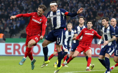 DFB-Pokal-Viertelfinale: Hertha BSC fliegt gegen SC Freiburg raus