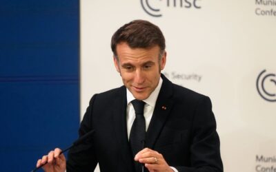 +++ MSC +++: Macron ermuntert zu mehr Optimismus – „Da wo einige Bedrohungen sehen, sehe ich Stärke“