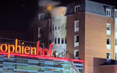 Großalarm in Kiel: Mehrere Vermisste bei Brand in Einkaufszentrum