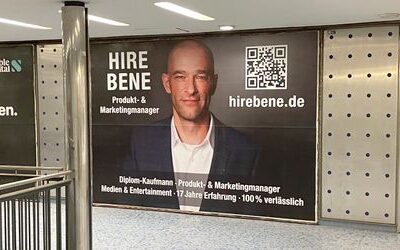 Selbstvermarktung: Arbeitsloser investiert 10.000 Euro in Plakate für Jobsuche