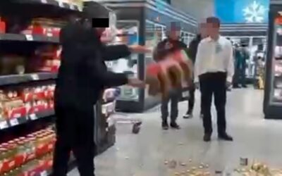 Video zeigt Randale in Thüringen: Afghane verwüstet Supermarkt