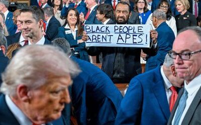 Donald Trump: US-Demokrat Al Green aus Saal geführt – wegen »Schwarze Menschen sind keine Affen«-Schild