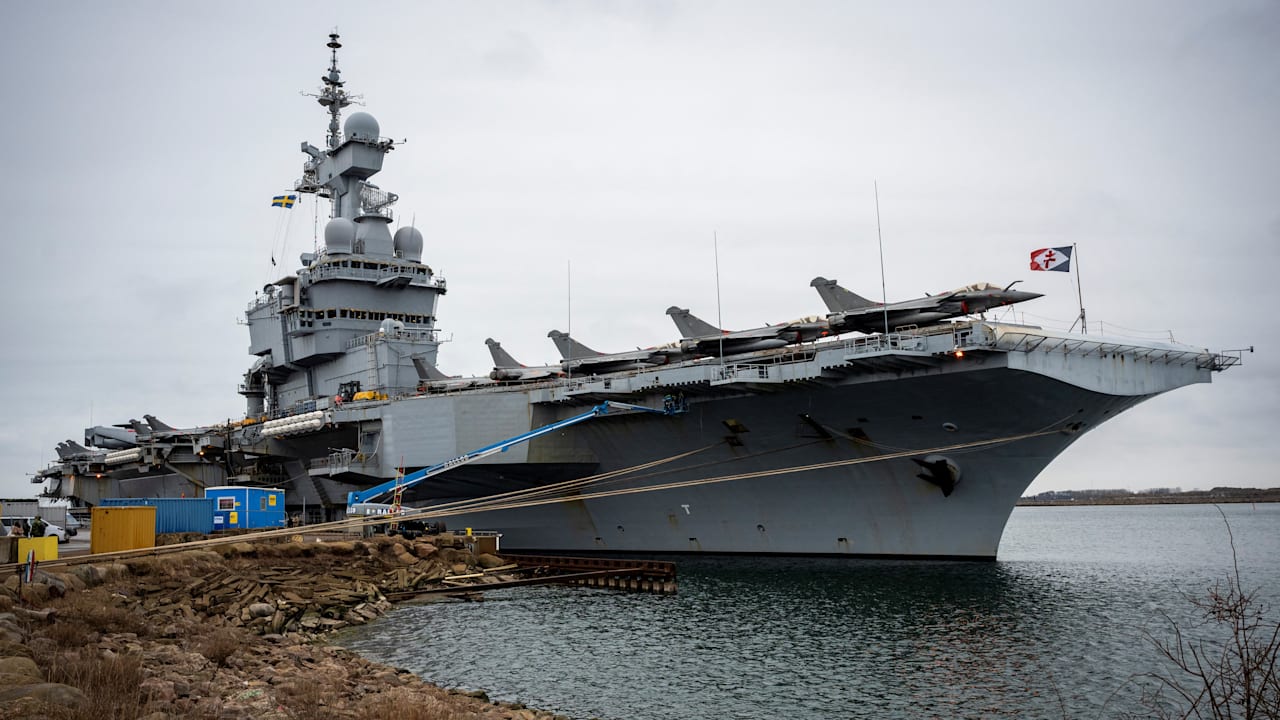 „Ernster Vorfall“ im Ostsee-Raum: Russen-Drohne provoziert Macrons Flugzeugträger