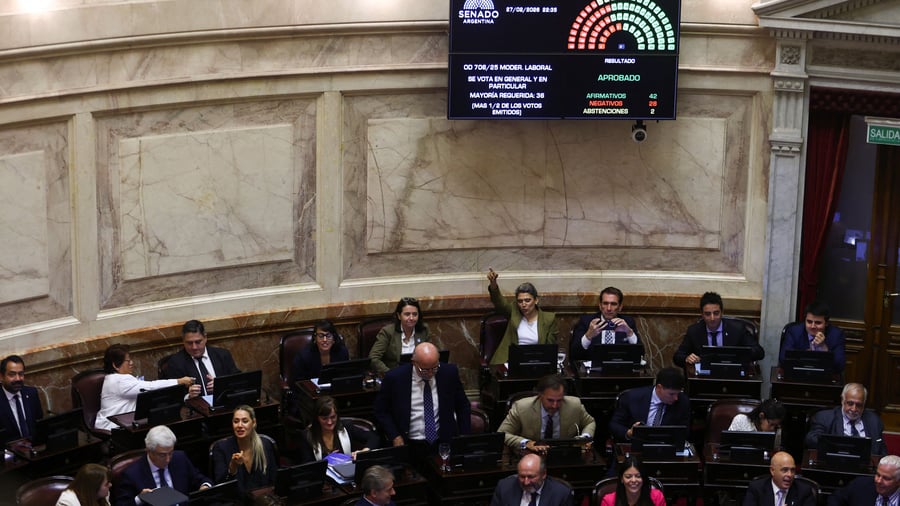 argentinien-senat-beschliesst-von-milei-vorangetriebene-arbeitsmarktreform.jpg Argentinien: Senat beschließt von Milei vorangetriebene Arbeitsmarktreform