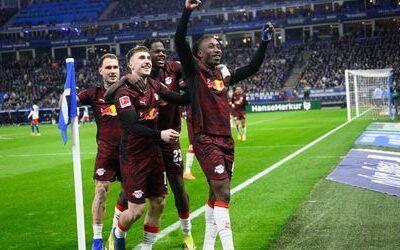 Fußball-Bundesliga: RB Leipzig gewinnt auswärts beim Hamburger SV