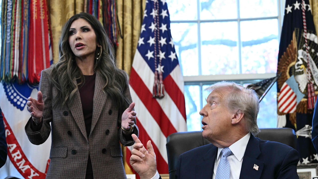 Kristi Noem: Trump sägt Heimatschutz-Ministerin ab