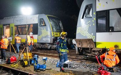 Bayreuth: Mehrere Verletzte nach Zug-Kollision im Hauptbahnhof