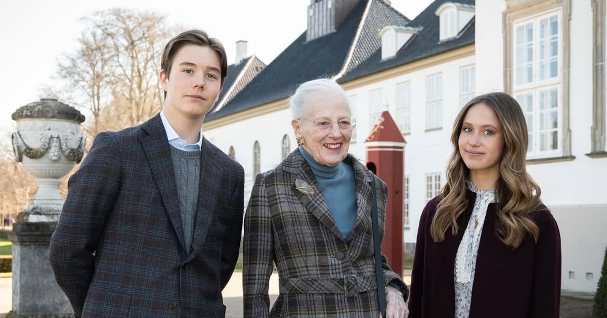 Prinz Vincent und Prinzessin Josephine können auf Oma Margrethe zählen