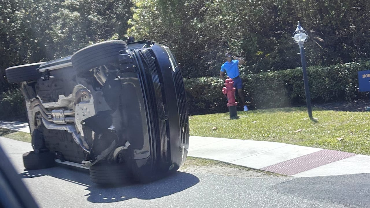 Tiger Woods in Florida in Autounfall verwickelt: Wagen überschlägt sich – Zustand unklar