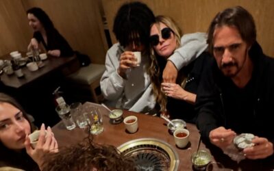 Heidi Klum zeigt sich mit Sohn Henry Samuel im Partnerlook