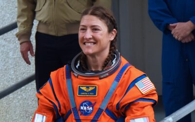 Christina Koch ist die erste Frau, die jetzt zum Mond fliegt