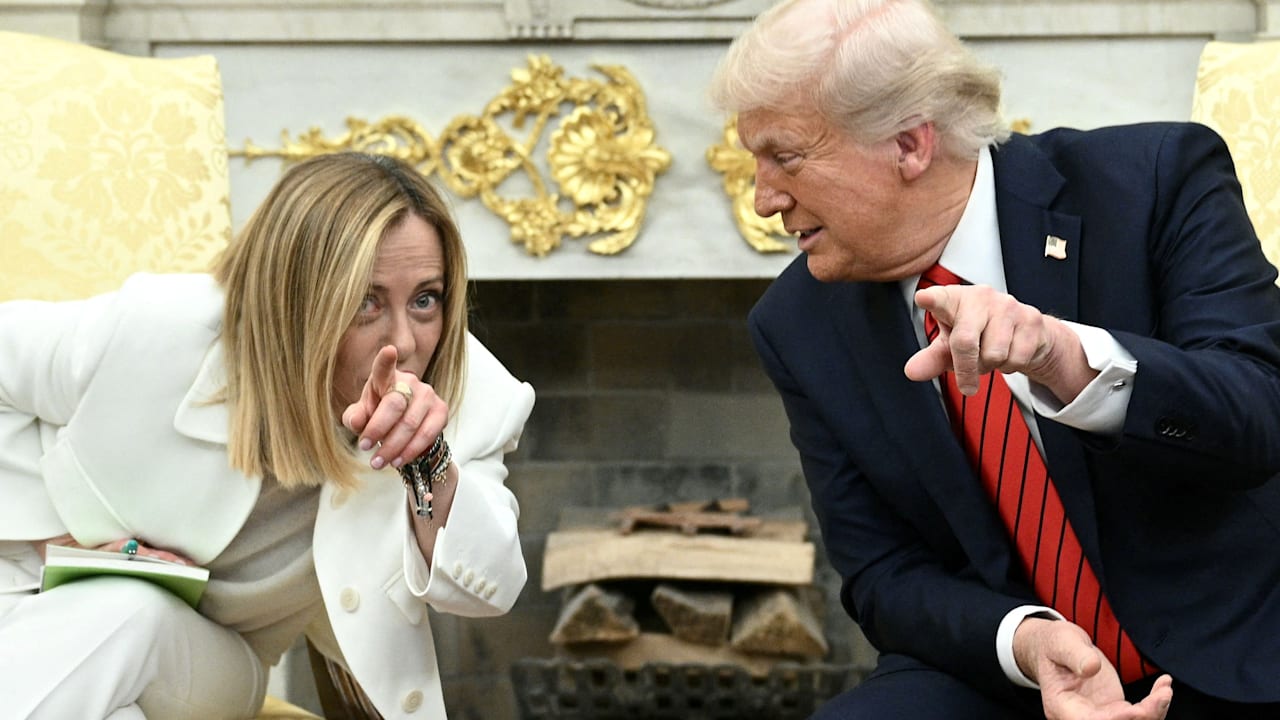 Kurswechsel! Darum wendet sich Meloni plötzlich gegen Trump