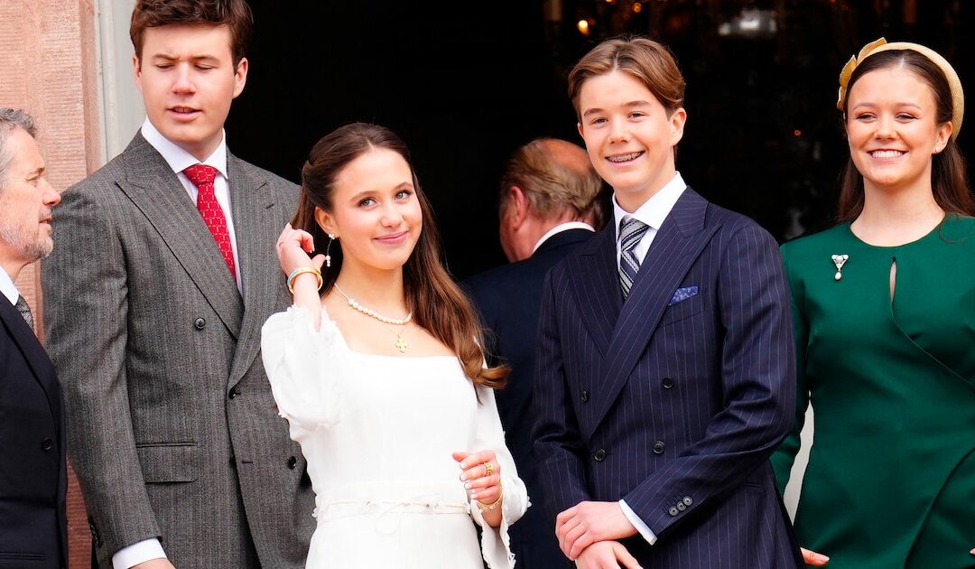Royale Konfirmation in Dänemark: Josephine im Brautlook