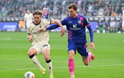 Fußball-Bundesliga: Mainz 05 sichert sich Remis bei Borussia Mönchengladbach durch späten Elfmeter