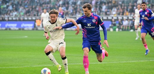 Fußball-Bundesliga: Mainz 05 sichert sich Remis bei Borussia Mönchengladbach durch späten Elfmeter