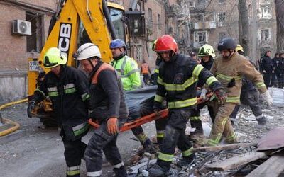 Ukraine-Krieg: Acht Tote nach stundenlangen Angriffen auf Dnipro