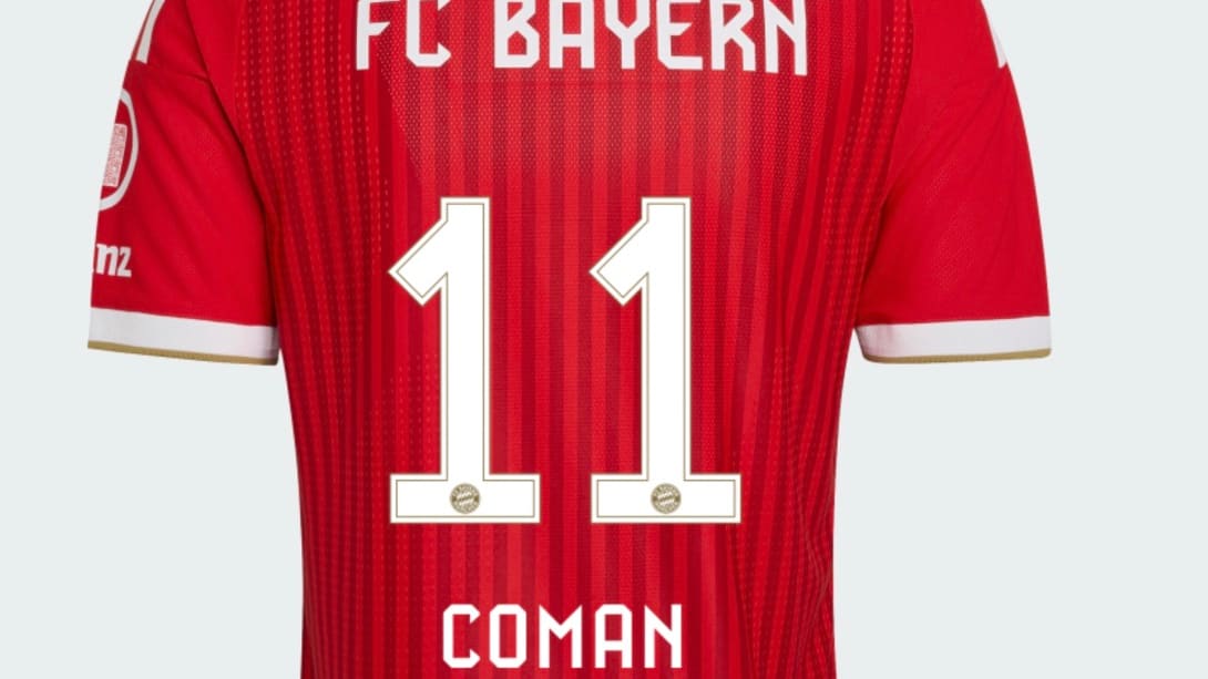 FC Bayern: Adidas verkauft noch neue Heimtrikots von Kingsley Coman!