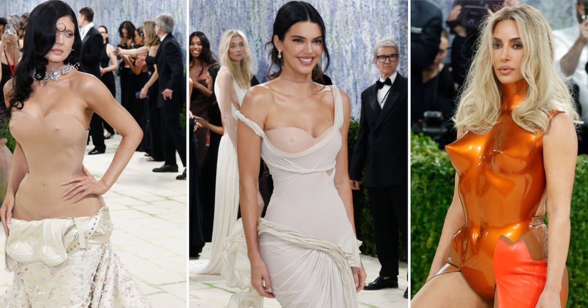 Kylie Jenner, Kendall Kenner und Kim Kardashian zeigen, wie sexy die Met Gala sein kann