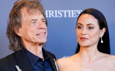 Mick Jagger und Melanie Hamrick zeigen sich verliebt auf rotem Teppich