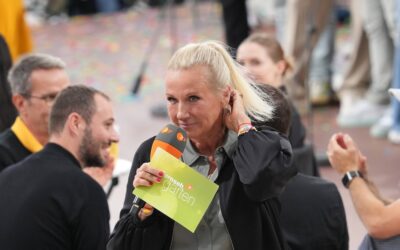 Andrea Kiewel erzählt, wie sie den ersten „Fernsehgarten“ erlebte