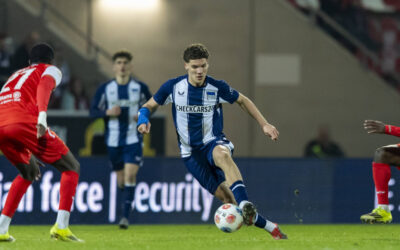Profivertrag für Hertha BSCs Gouram: „Freuen uns, dass er seine Chance genutzt hat“