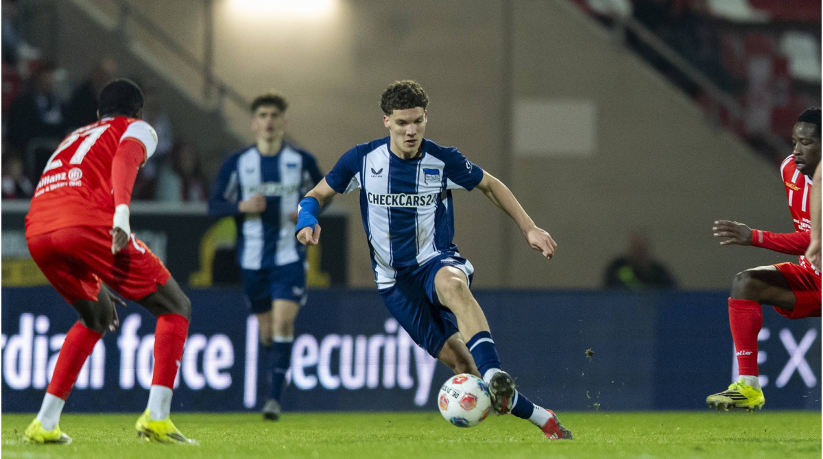 Profivertrag für Hertha BSCs Gouram: „Freuen uns, dass er seine Chance genutzt hat“