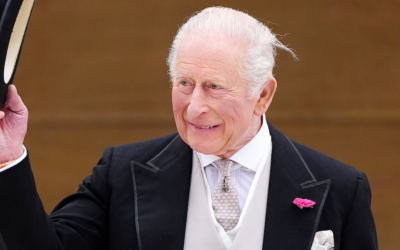 Auf Gartenparty: König Charles macht Witz über das Älterwerden