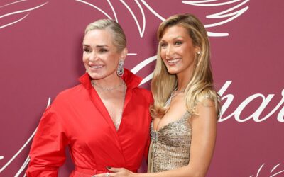 Seltener Mutter-Tochter-Moment von Bella Hadid und Yolanda in Cannes