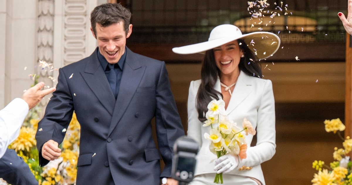 Dua Lipa teilt erste Bilder von intimer Hochzeit mit Callum Turner