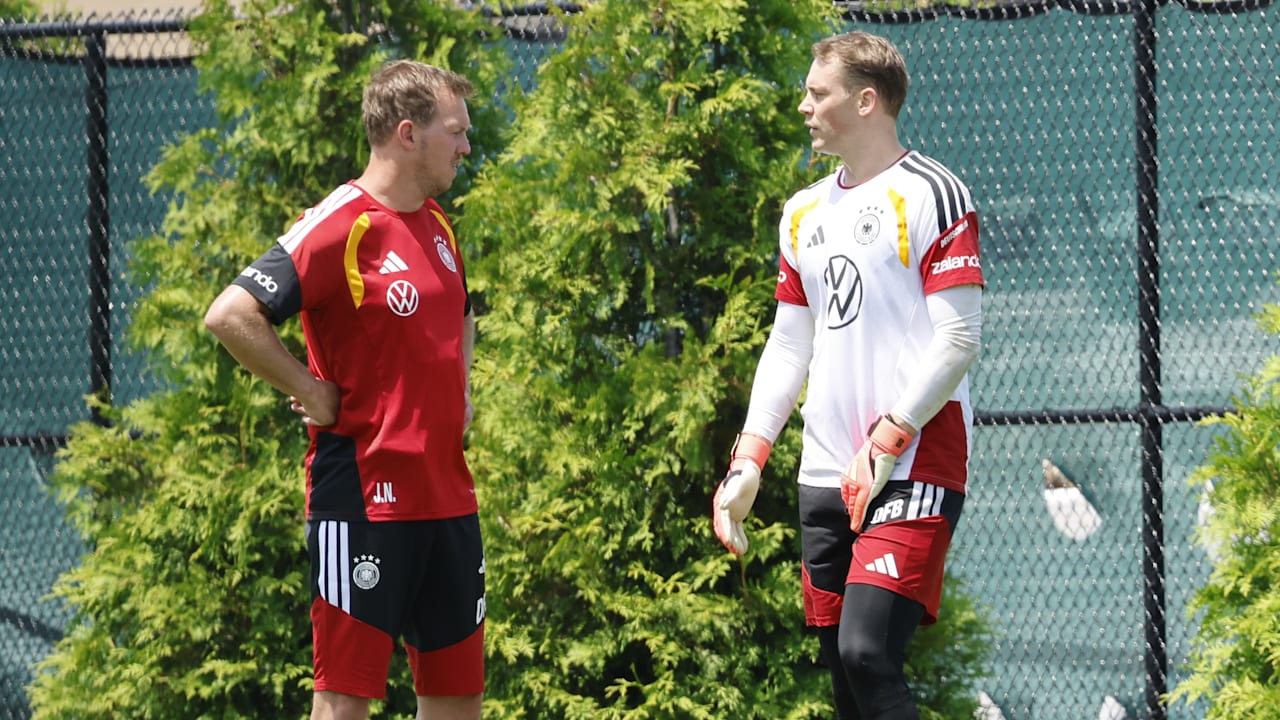 WM: Vieraugengespräch zwischen Julian Nagelsmann und Manuel Neuer!