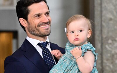 Zuckersüßer Auftritt: Carl Philip strahlt mit Prinzessin Ines im Arm